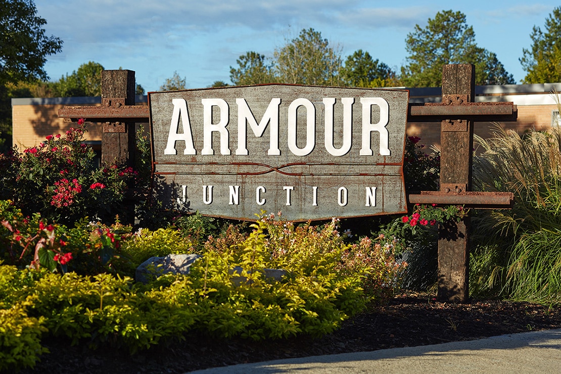 Armour Junction sign