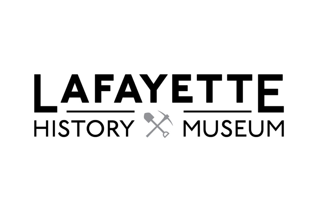 version one of the logo design process for Lafayette History Museum